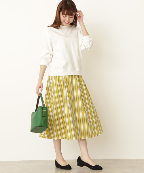 N.（N. Natural Beauty Basic）（エヌエヌナチュラルビューティーベーシック）の「◆スウェットプルオーバー（スウェット・レディース・ホワイト/ベージュ/パープル・MEDIUM）」の6枚目の写真