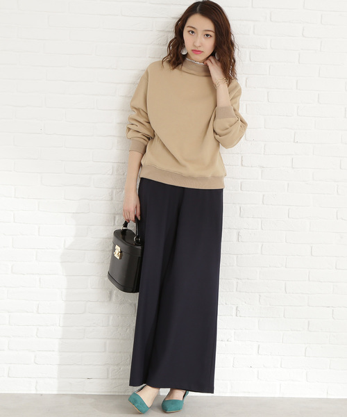 N.（N. Natural Beauty Basic）（エヌエヌナチュラルビューティーベーシック）の「◆スウェットプルオーバー（スウェット・レディース・ホワイト/ベージュ/パープル・MEDIUM）」の7枚目の写真
