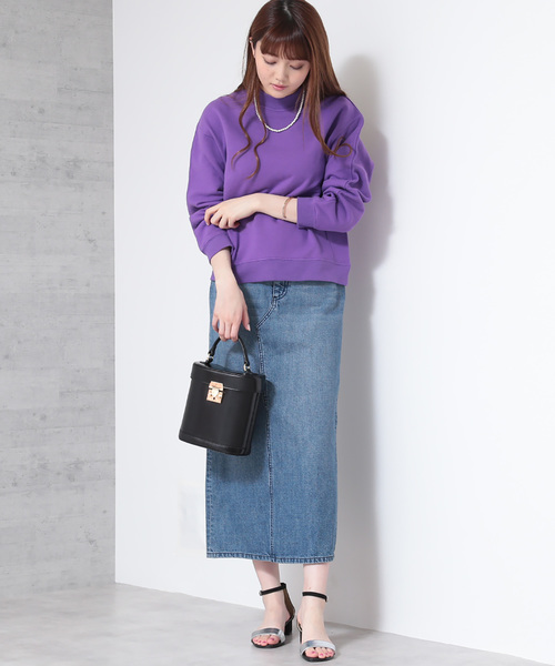 N.（N. Natural Beauty Basic）（エヌエヌナチュラルビューティーベーシック）の「◆スウェットプルオーバー（スウェット・レディース・ホワイト/ベージュ/パープル・MEDIUM）」の12枚目の写真