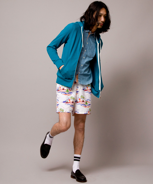 BEAUTY&YOUTH UNITED ARROWS(ビューティーアンドユースユナイテッドアローズ)の「by ∴ スウェット ジップ フーディ§(パーカー・メンズ・ブラック/グレー/ケリー/ターコイズブルー/イエロー・SMALL/MEDIUM/LARGE/X-LARGE)」の9枚目の写真