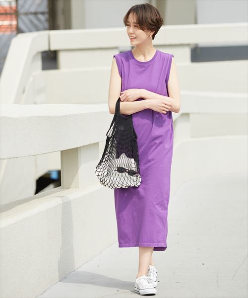 FRUIT OF THE LOOM（フルーツオブザルーム）の「【FRUIT OF THE LOOM × ADAM ET ROPE'】別注フルーツ染め ワンピース（ワンピース・レディース・ホワイト/イエロー/ダークブラウン/パープル/ライトグリーン・FREE）」の17枚目の写真