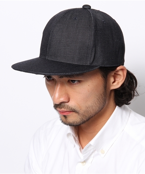 603(ロクマルサン)の「603 BSデニムキャップ(キャップ・メンズ・ネイビー/ブラック・FREE)」の4枚目の写真