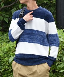 SU: MOLE TENJIKU ボーダーニット■