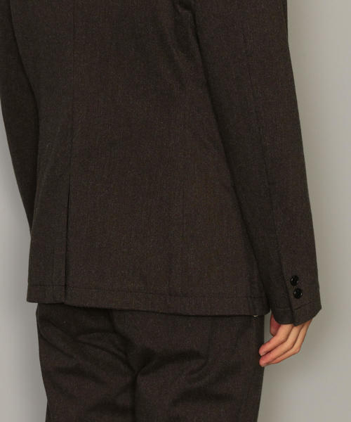 green label relaxing（グリーンレーベルリラクシング）の「NM◆ウールライクフリーリッチ2B M68 ジャケット（テーラードジャケット・メンズ・ダークグレー/ネイビー/ダークブラウン・XL/L/XS/XXL/M/S）」の19枚目の写真