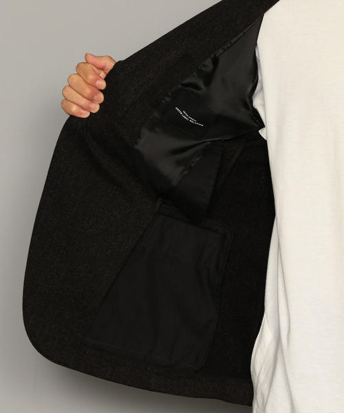 green label relaxing（グリーンレーベルリラクシング）の「NM◆ウールライクフリーリッチ2B M68 ジャケット（テーラードジャケット・メンズ・ダークグレー/ネイビー/ダークブラウン・XL/L/XS/XXL/M/S）」の10枚目の写真