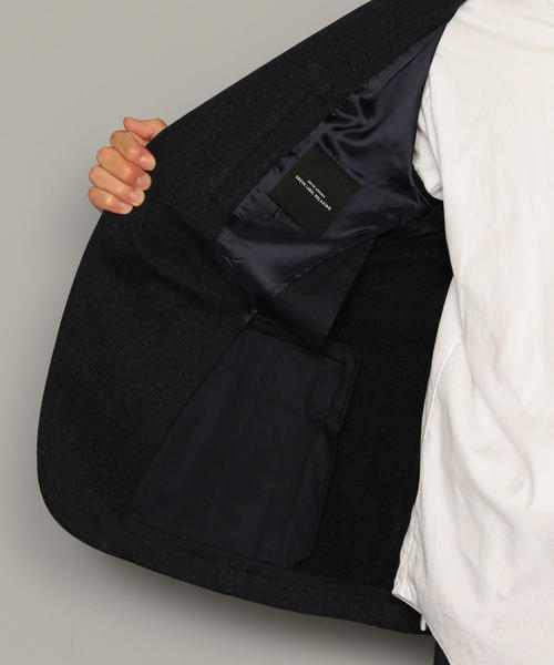 green label relaxing（グリーンレーベルリラクシング）の「NM◆ウールライクフリーリッチ2B M68 ジャケット（テーラードジャケット・メンズ・ダークグレー/ネイビー/ダークブラウン・XL/L/XS/XXL/M/S）」の12枚目の写真