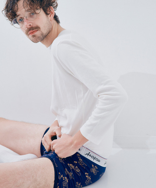 anapau(アナパウ)の「<anapau/アナパウ> ボクサーパンツ(ボクサーパンツ・メンズ・ブラック/イエロー/その他2/ブラック系その他/バーガンディー/サーモンピンク/ブルー系その他/その他1/その他3/レッド/ブラック系その他3/チャコールグレー/グレー/ブラック系その他2/ブルー/ベージュ/オートミール/ブラウン系その他/ライトブルー/ネイビー/グリーン/テラコッタ/レッド系/エメラルド/インディゴブルー/ライトベージュ/オレンジ/グリーン系・L/M)」の18枚目の写真