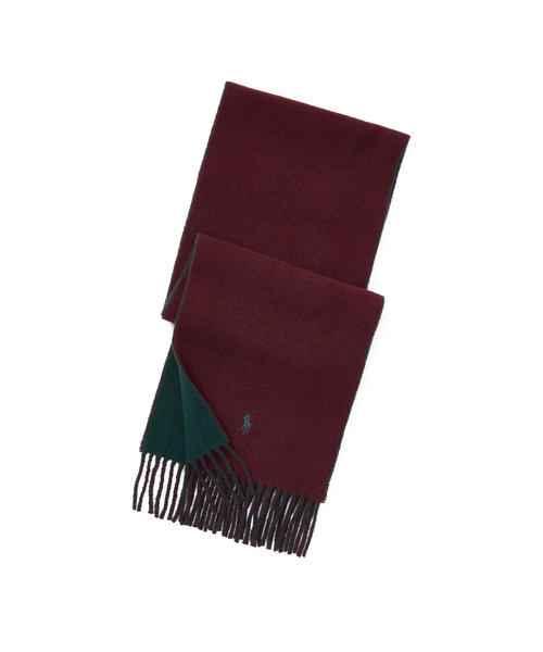 POLO RALPH LAUREN(ポロ ラルフ ローレン)の「リバーシブル スカーフ(マフラー・メンズ・レッド系1/ブルー系9/ブラウン系1/ライトベージュ・ONE SIZE)」の4枚目の写真