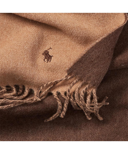 POLO RALPH LAUREN(ポロ ラルフ ローレン)の「リバーシブル スカーフ(マフラー・メンズ・レッド系1/ブルー系9/ブラウン系1/ライトベージュ・ONE SIZE)」の6枚目の写真