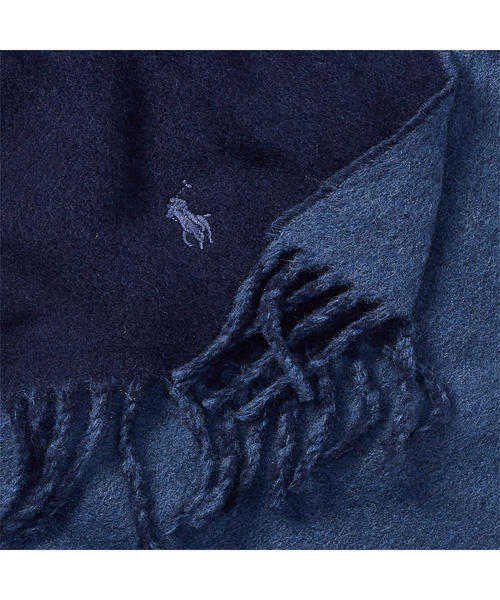 POLO RALPH LAUREN(ポロ ラルフ ローレン)の「リバーシブル スカーフ(マフラー・メンズ・レッド系1/ブルー系9/ブラウン系1/ライトベージュ・ONE SIZE)」の8枚目の写真