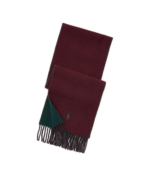 POLO RALPH LAUREN(ポロ ラルフ ローレン)の「リバーシブル スカーフ(マフラー・メンズ・レッド系1/ブルー系9/ブラウン系1/ライトベージュ・ONE SIZE)」の9枚目の写真