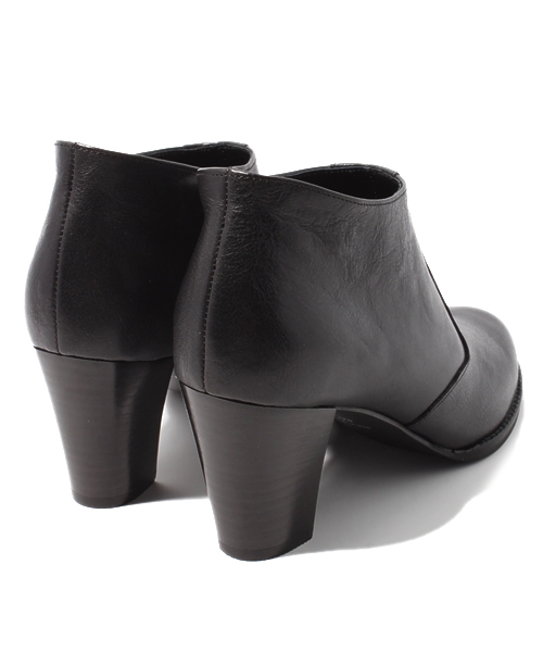 SHIPS for women（シップスフォーウィメン）の「サイド ジップ レザー ブーティ◇（ブーティ・レディース・ブラック/カーキ/ピンクベージュ・36.5/36/37/37.5/38）」の6枚目の写真