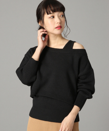 LOWRYS FARM | ５Ｇオフショル２Ｐプルオーバー　826401(ニット/セーター)