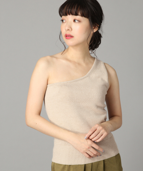 LOWRYS FARM（ローリーズファーム）の「５Ｇオフショル２Ｐプルオーバー　826401（ニット/セーター・レディース・オフホワイト/ブラック/ベージュ・FREE）」の16枚目の写真