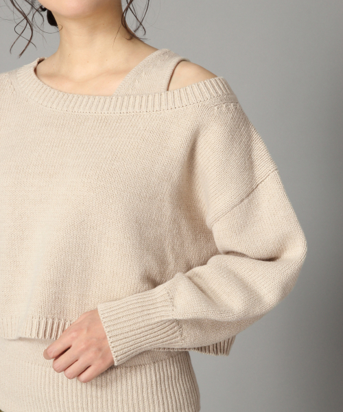 ローリーズファームyuw ミンクウールポロニット MY OWN KNITWEAR | yuw look book for 24aw 8 style samples