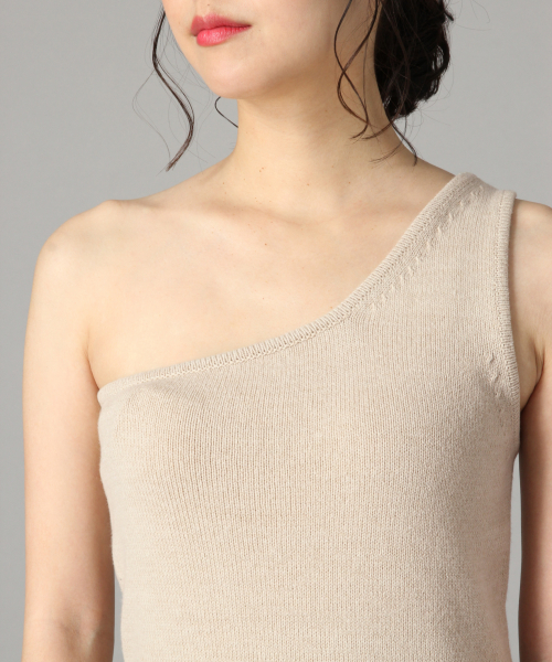 LOWRYS FARM（ローリーズファーム）の「５Ｇオフショル２Ｐプルオーバー　826401（ニット/セーター・レディース・オフホワイト/ブラック/ベージュ・FREE）」の14枚目の写真