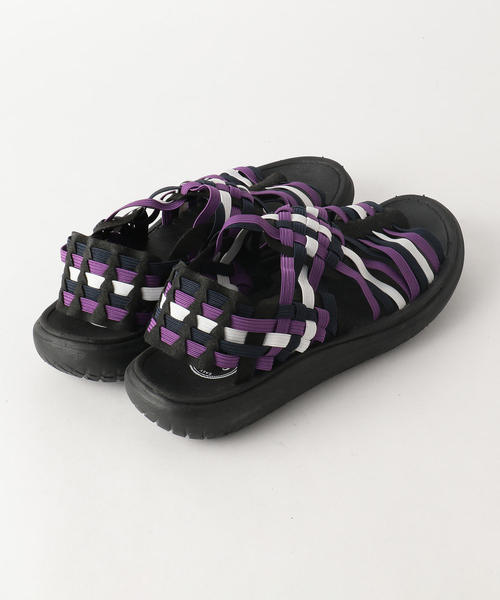coen（コーエン）の「メッシュワラチサンダル（サンダル・メンズ・ブラック/パープル・LARGE/SMALL/MEDIUM）」の4枚目の写真