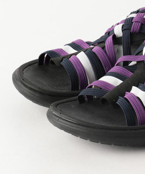 coen（コーエン）の「メッシュワラチサンダル（サンダル・メンズ・ブラック/パープル・LARGE/SMALL/MEDIUM）」の5枚目の写真