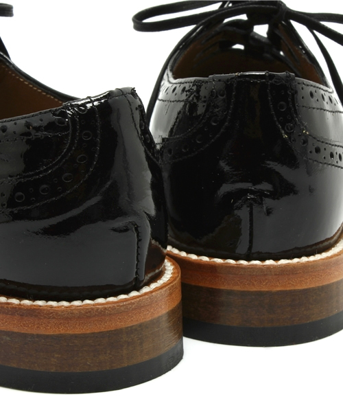 Ray BEAMS（レイビームス）の「PALANCO / ギリー ウィングチップ（ドレスシューズ・レディース・ホワイト/ブラック・37/35/39/38/36）」の4枚目の写真