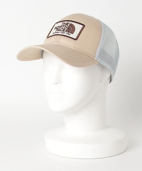 THE NORTH FACE(ザノースフェイス)の「THE NORTH FACE Trucker Mesh Cap NN01717(キャップ・メンズ・ダークグレー/ベージュ/ネイビー/グリーン・フリ-)」の3枚目の写真