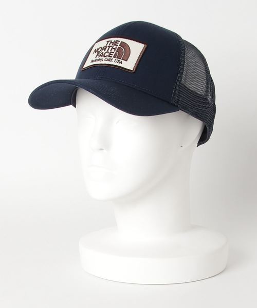 THE NORTH FACE(ザノースフェイス)の「THE NORTH FACE Trucker Mesh Cap NN01717(キャップ・メンズ・ダークグレー/ベージュ/ネイビー/グリーン・フリ-)」の4枚目の写真