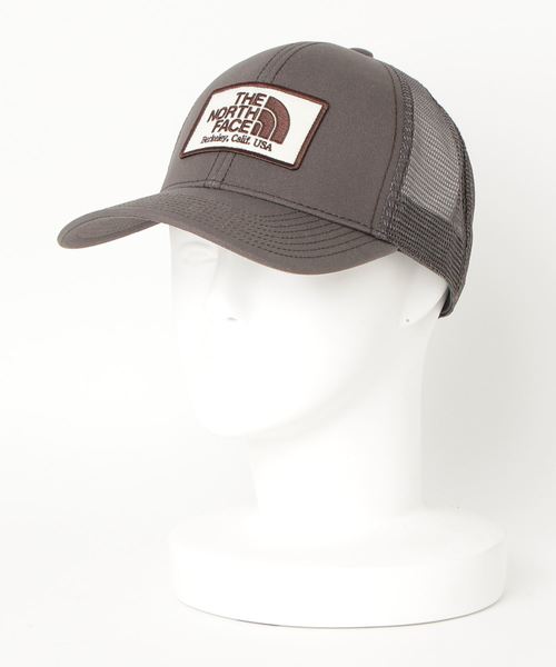 THE NORTH FACE(ザノースフェイス)の「THE NORTH FACE Trucker Mesh Cap NN01717(キャップ・メンズ・ダークグレー/ベージュ/ネイビー/グリーン・フリ-)」の2枚目の写真