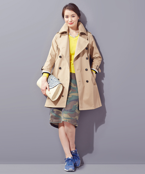 UNITED ARROWS(ユナイテッドアローズ)の「□UAW C/PU カモフラージュ タイトスカート† ◆(スカート・レディース・ダークグリーン・38/36/40)」の15枚目の写真