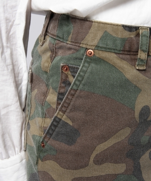 UNITED ARROWS(ユナイテッドアローズ)の「□UAW C/PU カモフラージュ タイトスカート† ◆(スカート・レディース・ダークグリーン・38/36/40)」の9枚目の写真