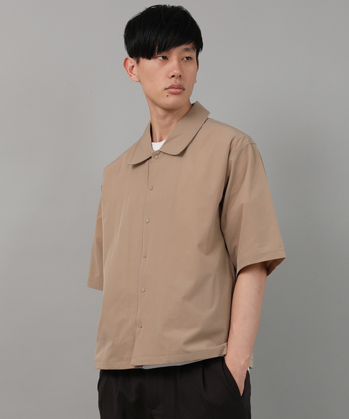 Ressaca(レサーカ)の「4Wayストレッチ コーチシャツジャケット(シャツ/ブラウス・メンズ・カーキ/ベージュ/ブラック/ネイビー・M/XL/L)」の3枚目の写真