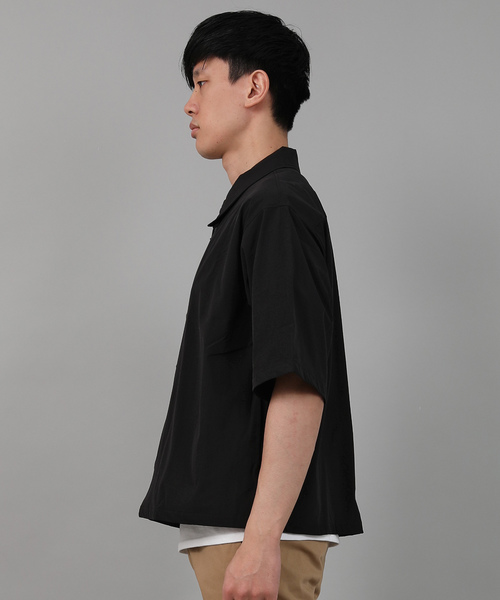 Ressaca(レサーカ)の「4Wayストレッチ コーチシャツジャケット(シャツ/ブラウス・メンズ・カーキ/ベージュ/ブラック/ネイビー・M/XL/L)」の12枚目の写真