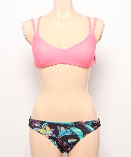 O'NEILL(オニール)の「三角ビキニ ONEILL 628809(水着・レディース・ブラック/マルチ/エメラルド・9号)」の1枚目の写真
