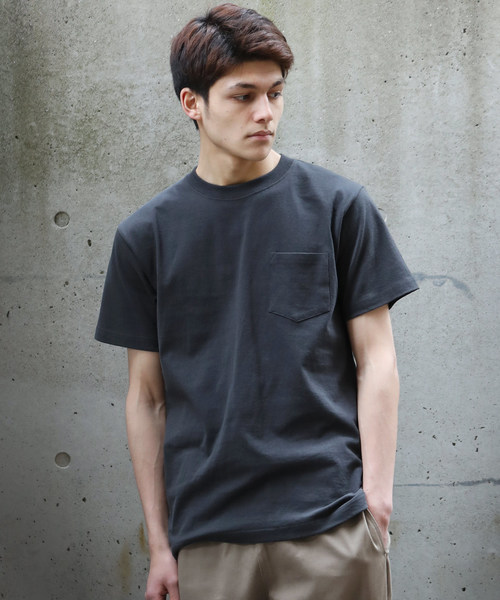 Ressaca(レサーカ)の「オープンエンドポケットTシャツ(Tシャツ/カットソー・メンズ・ブラック/ホワイト/インディゴブルー/グレー/ネイビー/アーミー/スミクロ・XL/L/S/M)」の3枚目の写真