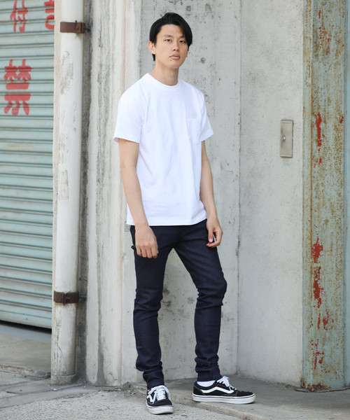 Ressaca(レサーカ)の「オープンエンドポケットTシャツ(Tシャツ/カットソー・メンズ・ブラック/ホワイト/インディゴブルー/グレー/ネイビー/アーミー/スミクロ・XL/L/S/M)」の18枚目の写真
