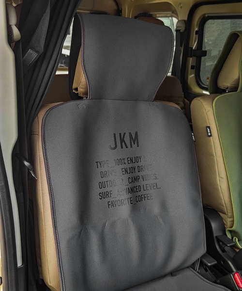 JKM（ジェイケイエム）の「JKM　ウェットスーツ素材 防水シートカバー フロント1枚（アウトドアグッズ・レディース・ネイビー/ダークグレー/オリーブドラブ・ONE SIZE）」の16枚目の写真