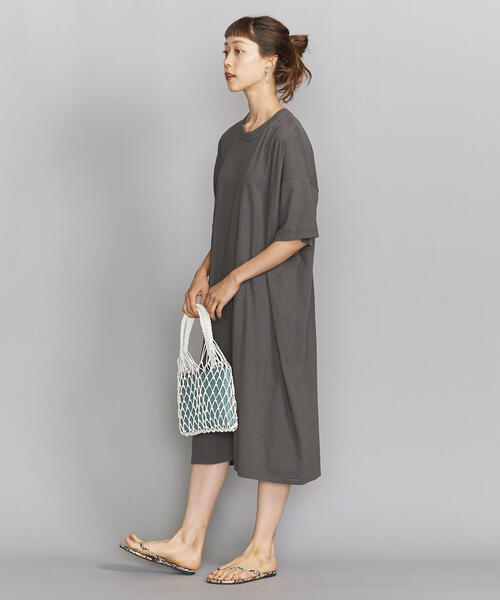 BEAUTY&YOUTH UNITED ARROWS（ビューティーアンドユースユナイテッドアローズ）の「【別注】＜STAR&STRIPE＞Tシャツワンピースо（ワンピース・レディース・ダークグレー/ライム/ホワイト・FREE）」の14枚目の写真