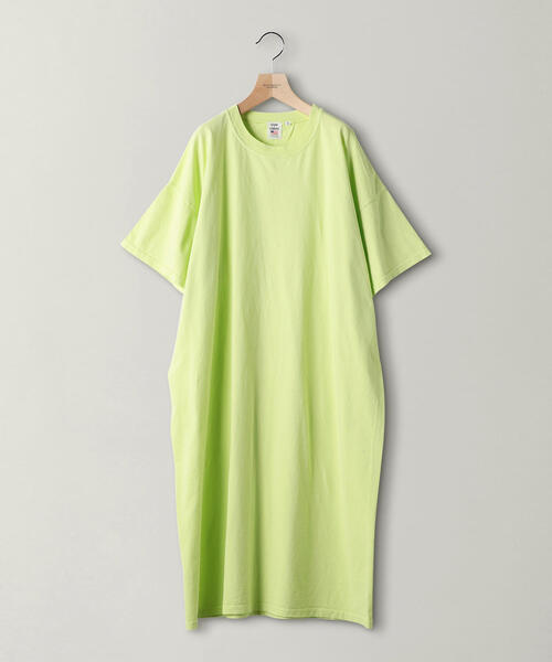 BEAUTY&YOUTH UNITED ARROWS（ビューティーアンドユースユナイテッドアローズ）の「【別注】＜STAR&STRIPE＞Tシャツワンピースо（ワンピース・レディース・ダークグレー/ライム/ホワイト・FREE）」の16枚目の写真