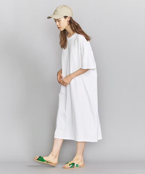 BEAUTY&YOUTH UNITED ARROWS（ビューティーアンドユースユナイテッドアローズ）の「【別注】＜STAR&STRIPE＞Tシャツワンピースо（ワンピース・レディース・ダークグレー/ライム/ホワイト・FREE）」の19枚目の写真