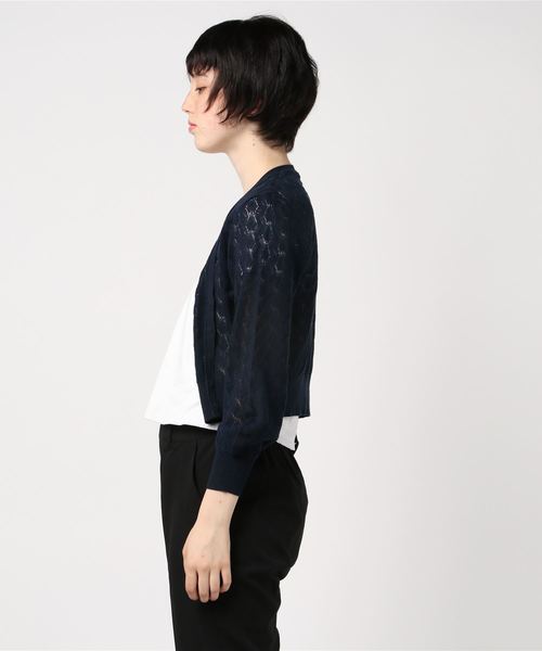 To b. by agnes b.（トゥービーバイアニエスベー）の「WM96 CARDIGAN レースカーディガン（カーディガン/ボレロ ...