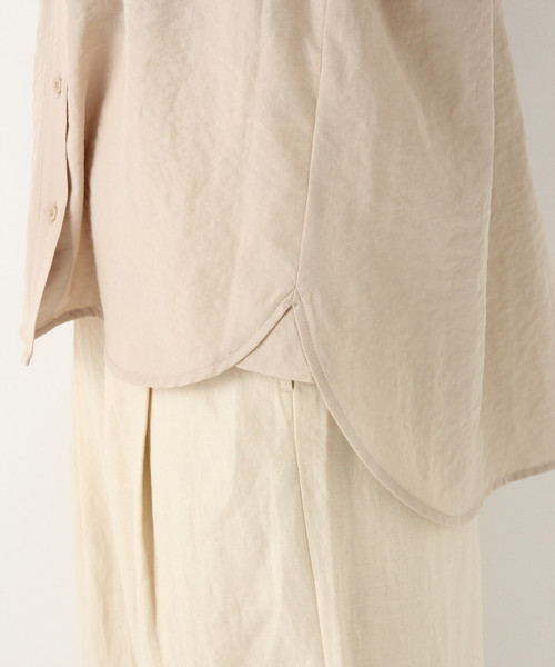 GLOBAL WORK(グローバルワーク)の「ワッシャーデシンシャツ8分袖/844891(シャツ/ブラウス・レディース・ワインレッド/フューシャピンク/ベージュ・FREE)」の13枚目の写真