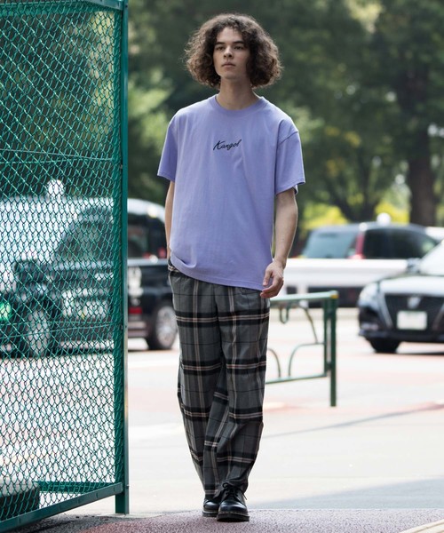 JUNRED（ジュンレッド）の「グランドチェックワイドパンツ（その他パンツ・メンズ・チャコールグレー/ダークブラウン・S/M/L）」の19枚目の写真