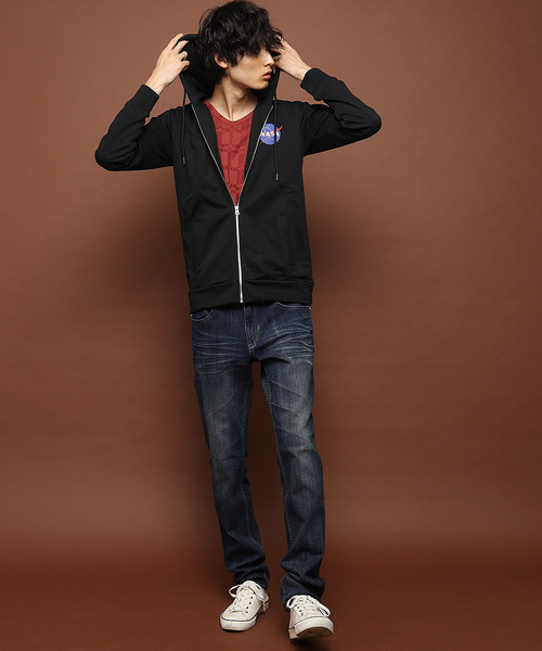 MK MICHEL KLEIN HOMME （エムケーミッシェルクランオム）の「《NASA》APOLLO /  コラボパーカー（パーカー・メンズ・グリーン/ブラック/グレー・46/48/51）」の4枚目の写真