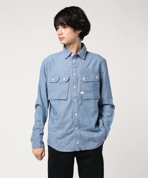 G-STAR(ジースター)の「OSPAK SLIM SHIRT(シャツ/ブラウス・メンズ・インディゴブルー・SMALL/MEDIUM/LARGE/X-LARGE/X-SMALL)」の8枚目の写真
