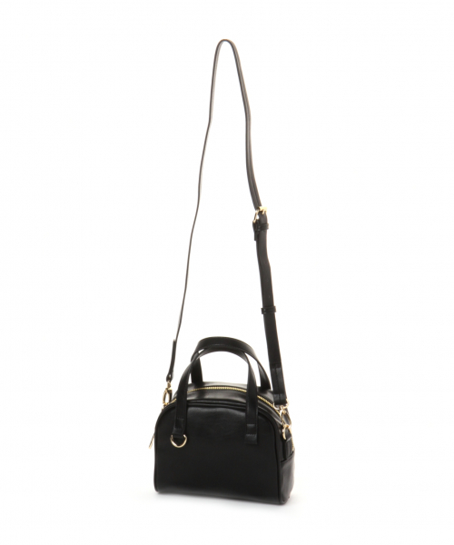 GLOBAL WORK（グローバルワーク）の「ミニポーチ付きボストン/854510（ボストンバッグ・レディース・ブラック/オフホワイト/ブラウン・FREE）」の4枚目の写真