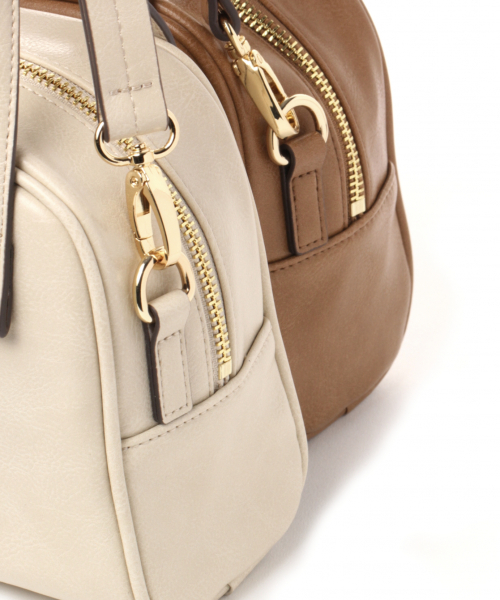 GLOBAL WORK（グローバルワーク）の「ミニポーチ付きボストン/854510（ボストンバッグ・レディース・ブラック/オフホワイト/ブラウン・FREE）」の18枚目の写真