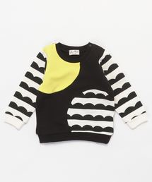 Mialy Mail | 裏毛配色キリカエトレーナー(スウェット)