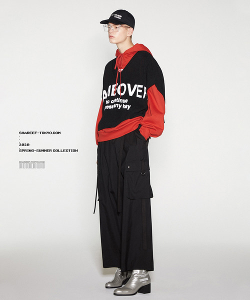 SHAREEF（シャリーフ）の「KNIT VEST（ニット/セーター・メンズ・ライトグレー/ブラック/パープル/オレンジ・1/2）」の20枚目の写真