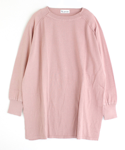 RNA-N(アールエヌエーエヌ)の「K2483 コットンハイゲージルーズニット(ニット/セーター・レディース・スモークピンク/グレイッシュベージュ/キナリ/セージグリーン・MEDIUM)」の4枚目の写真