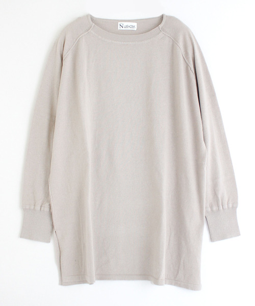 RNA-N(アールエヌエーエヌ)の「K2483 コットンハイゲージルーズニット(ニット/セーター・レディース・スモークピンク/グレイッシュベージュ/キナリ/セージグリーン・MEDIUM)」の5枚目の写真