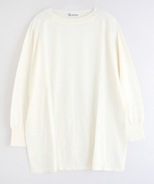 RNA-N(アールエヌエーエヌ)の「K2483 コットンハイゲージルーズニット(ニット/セーター・レディース・スモークピンク/グレイッシュベージュ/キナリ/セージグリーン・MEDIUM)」の7枚目の写真