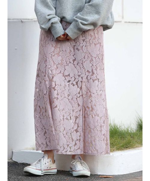 セール スリットレースフィットスカート スカート Ungrid アングリッド のファッション通販 Zozotown